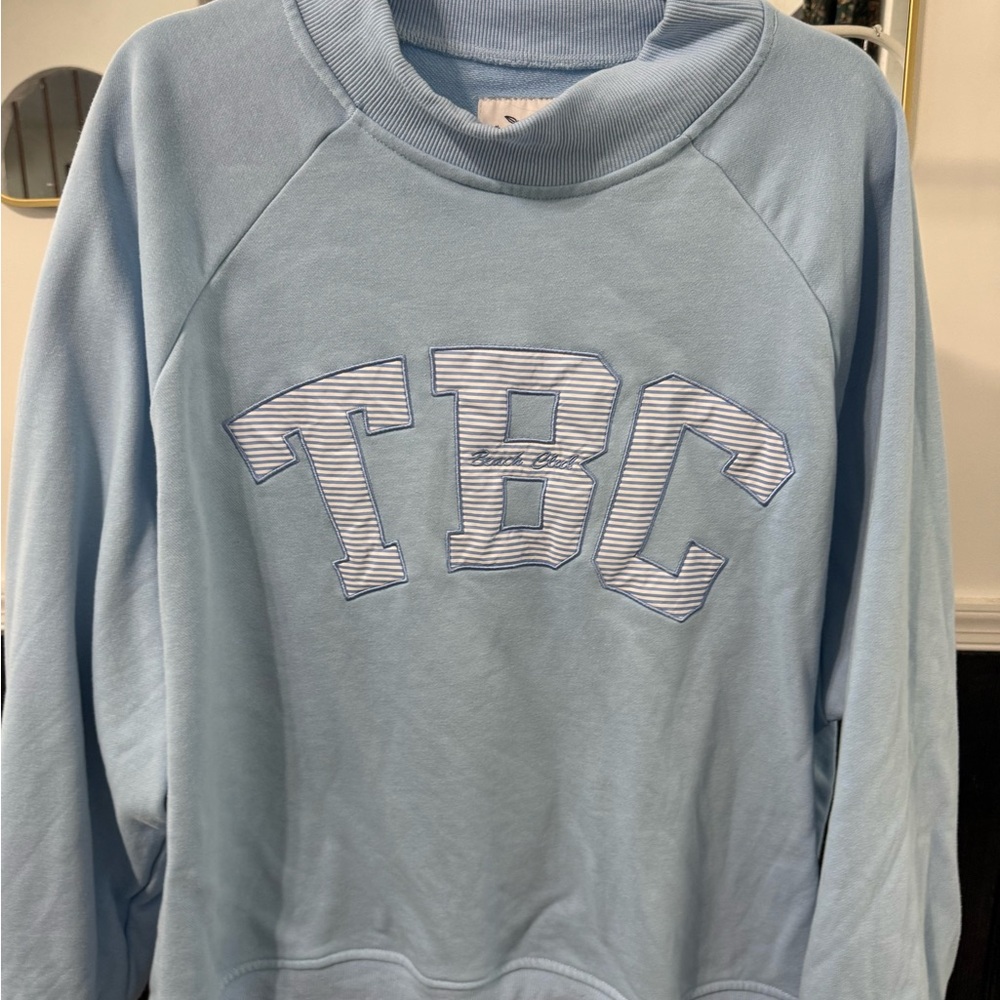 Light Blue Women's mockneck